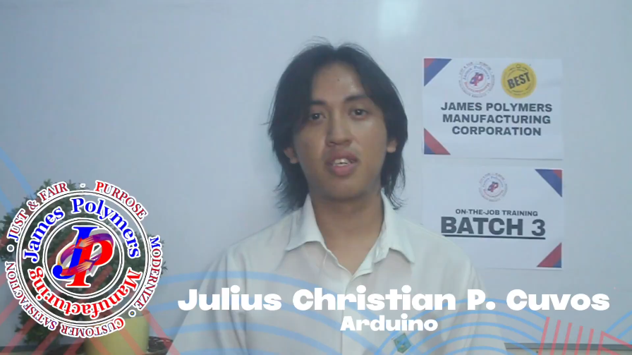 Julius Christian Partido Cuvos delivers his remarkable testimony of hard work.